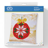 Diamond Painting Kit: Cushion: Red Bauble