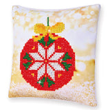Diamond Painting Kit: Cushion: Red Bauble