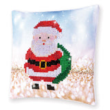 Diamond Painting Kit: Cushion: Santa Claus Sack