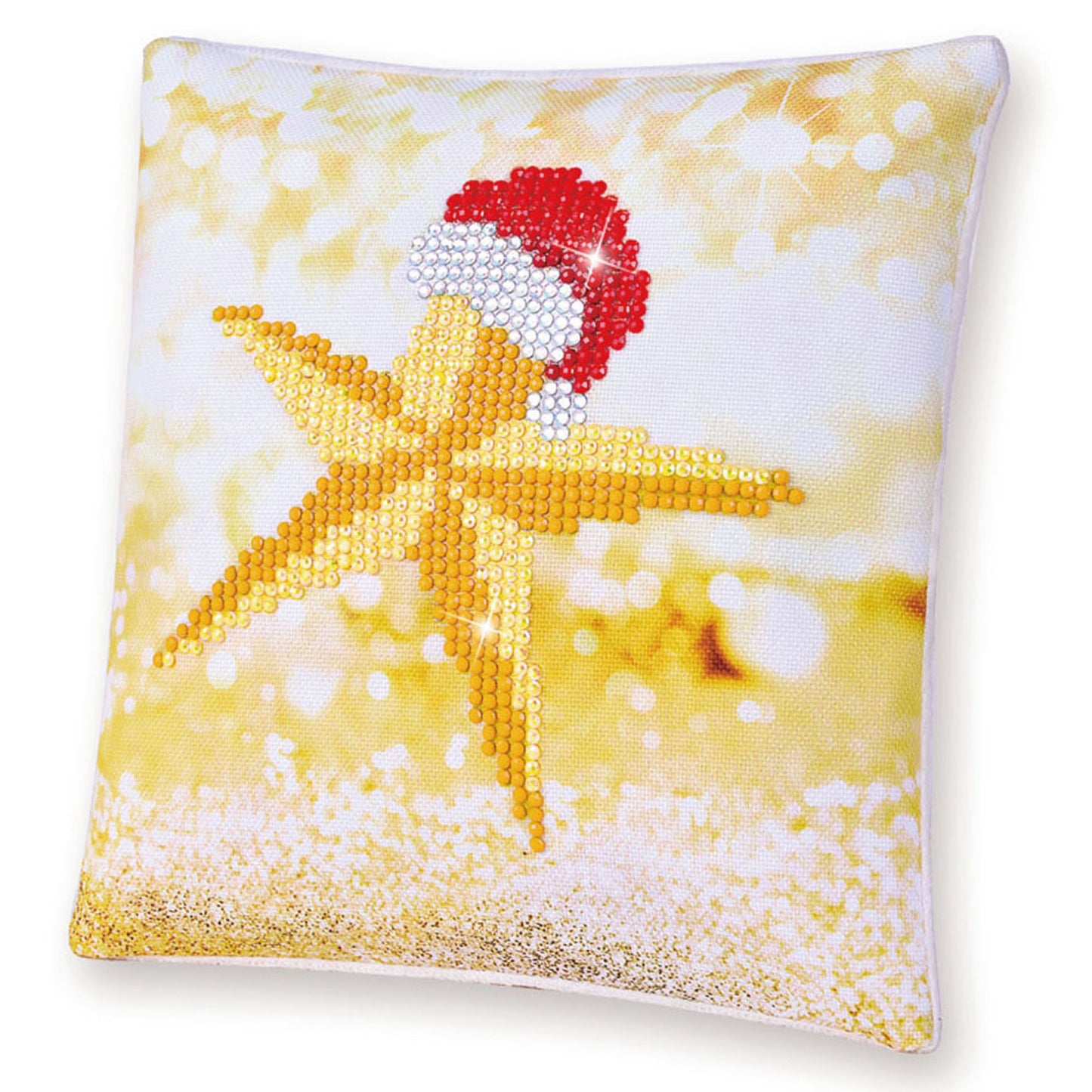Diamond Painting Kit: Cushion: Christmas Star
