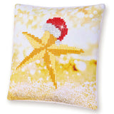 Diamond Painting Kit: Cushion: Christmas Star
