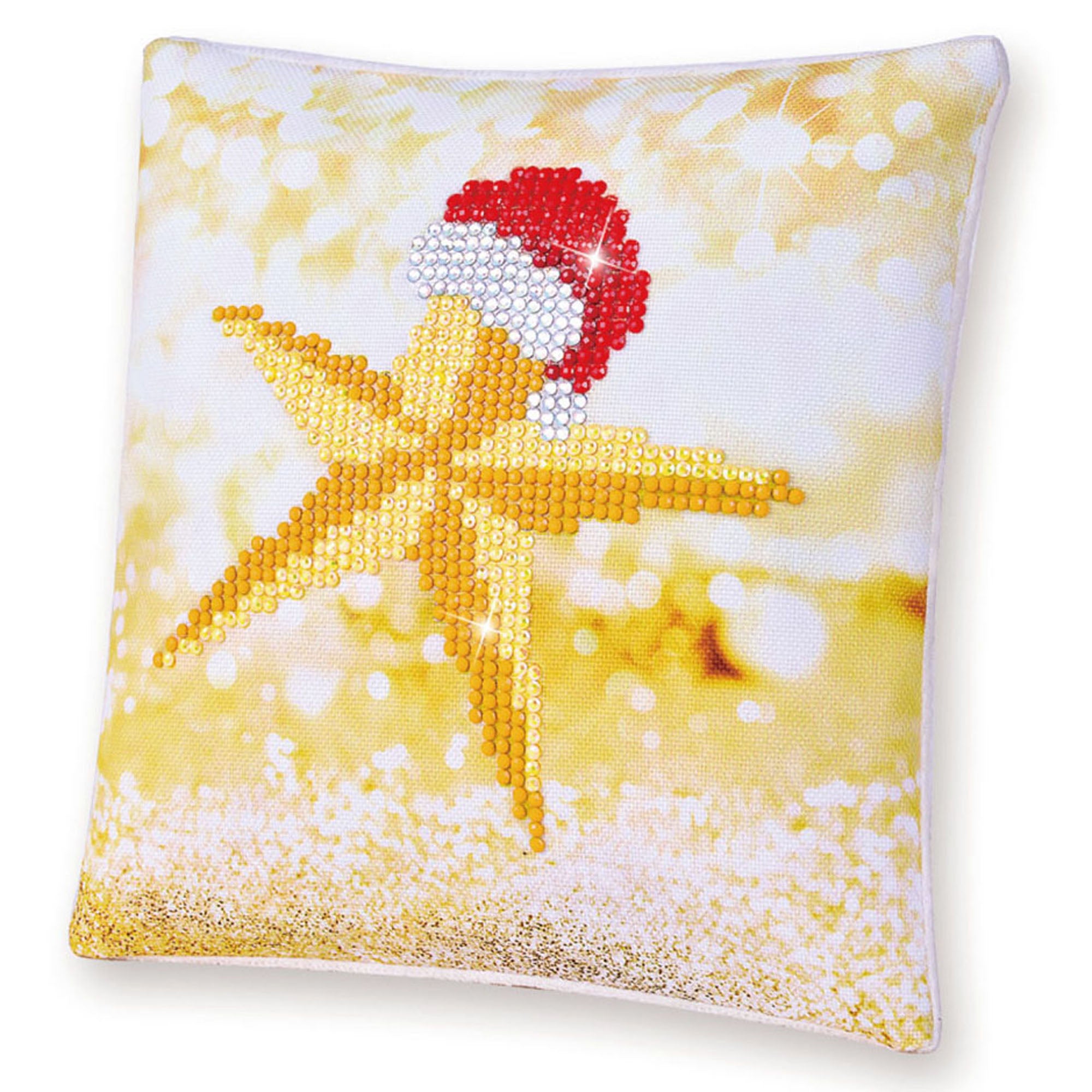 Diamond Painting Kit: Cushion: Christmas Star