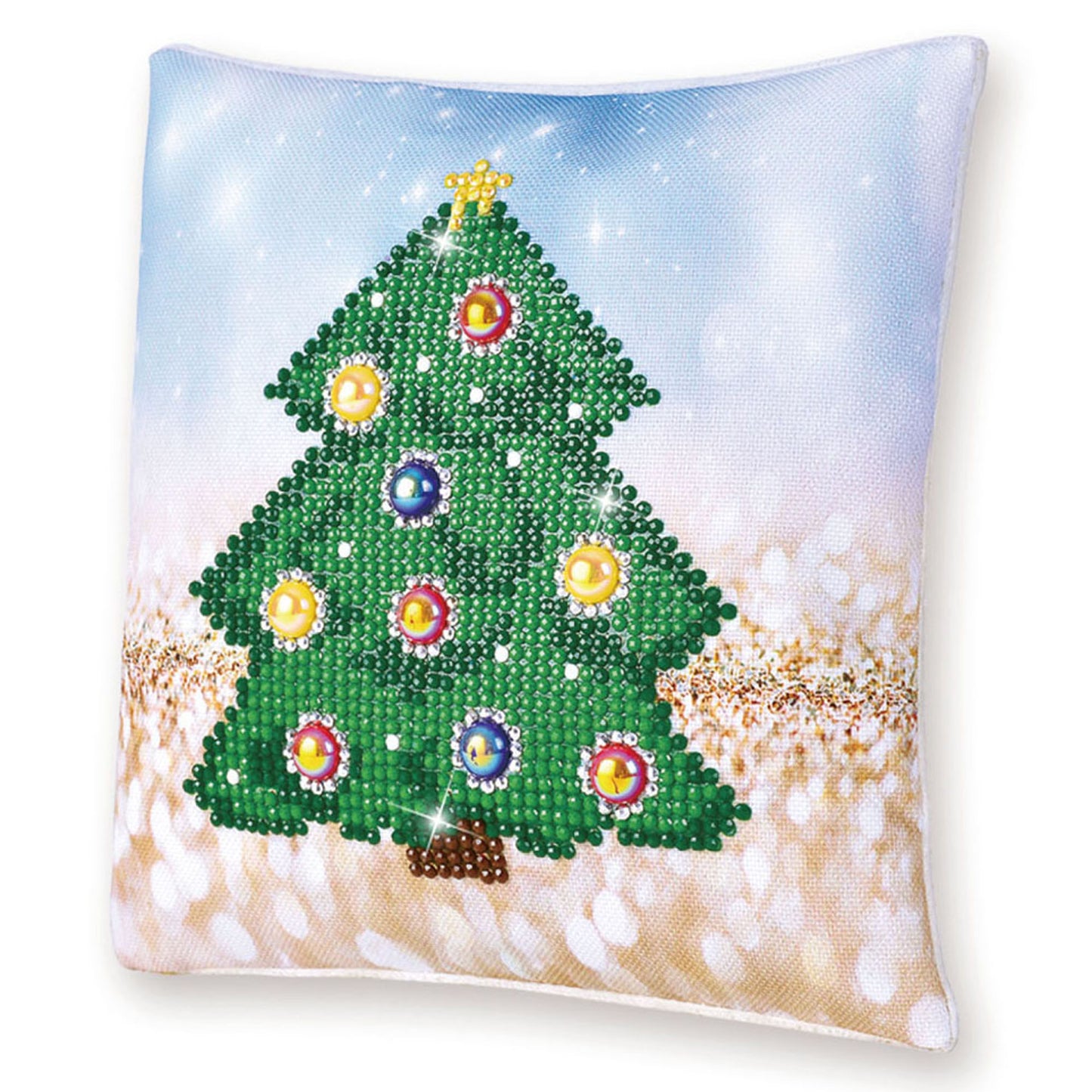 Diamond Painting Kit: Cushion: Christmas Tree