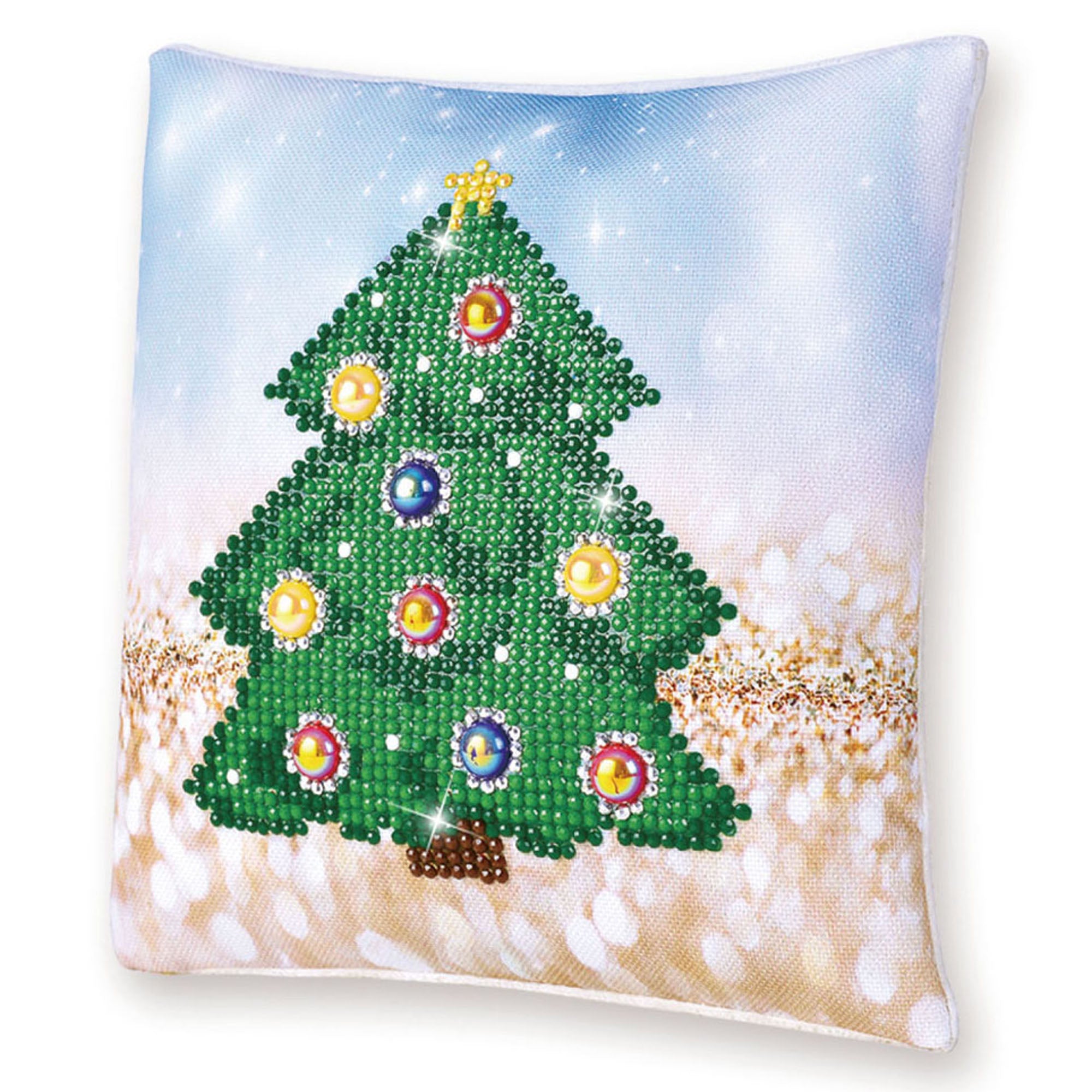 Diamond Painting Kit: Cushion: Christmas Tree