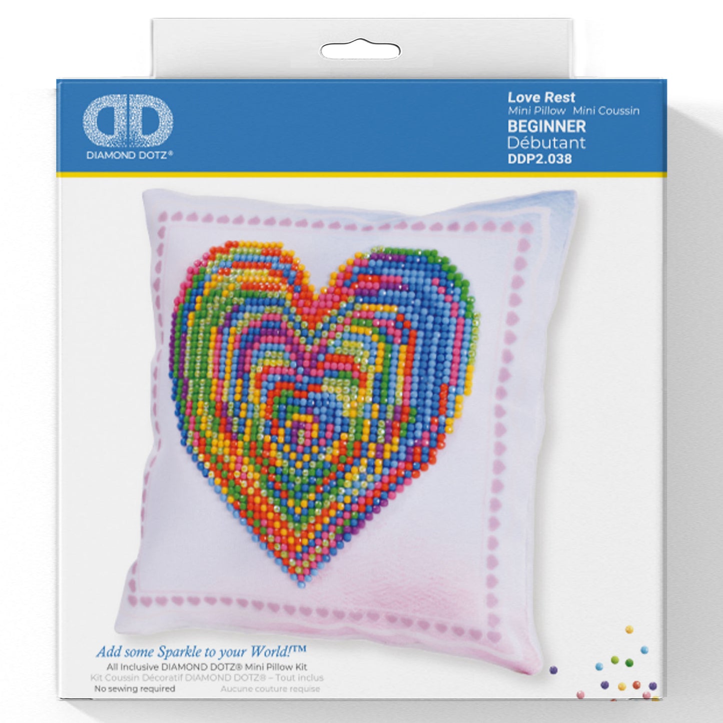 Diamond Painting Kit: Cushion: Love Rest