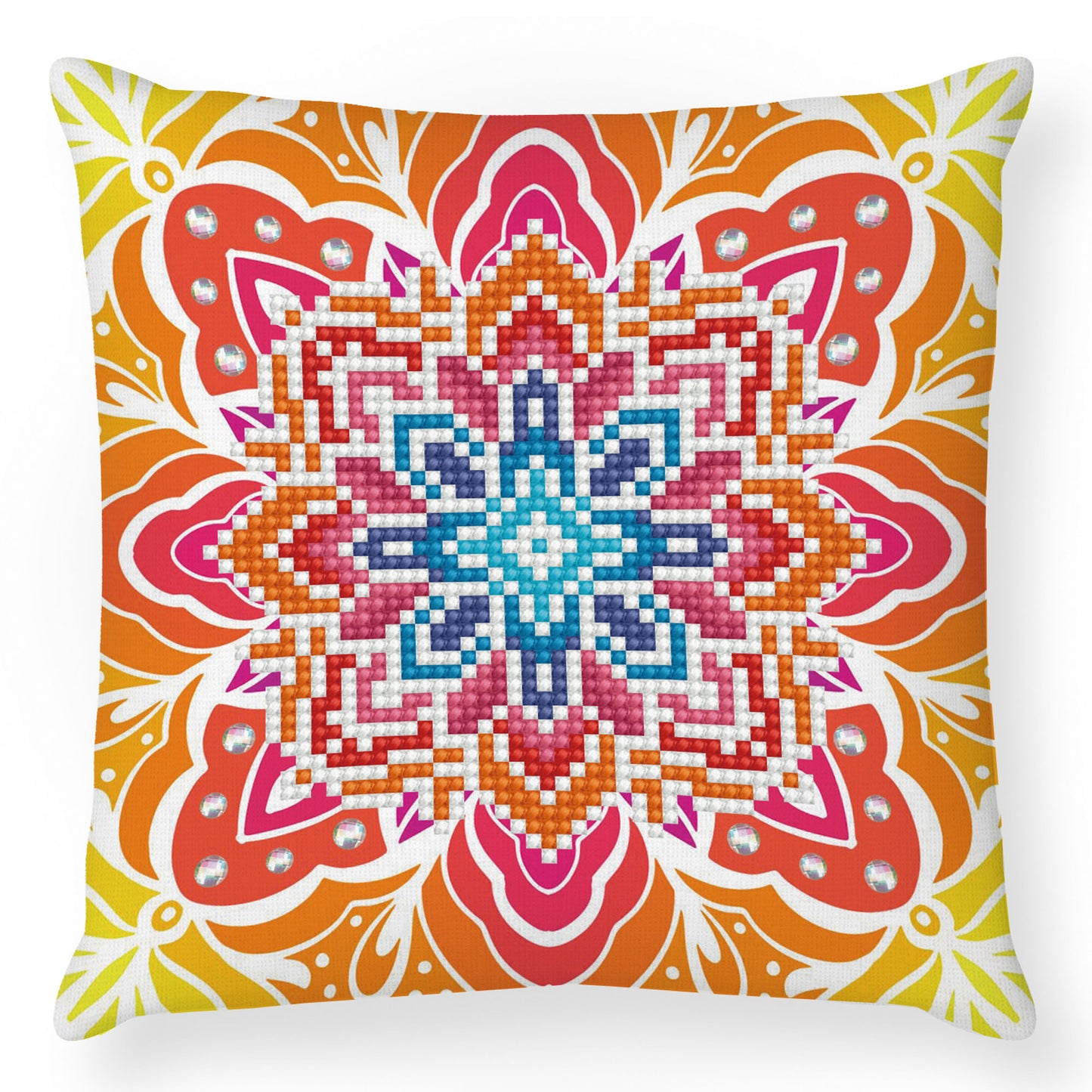 Diamond Painting Kit: Cushion: Summer Sparkle