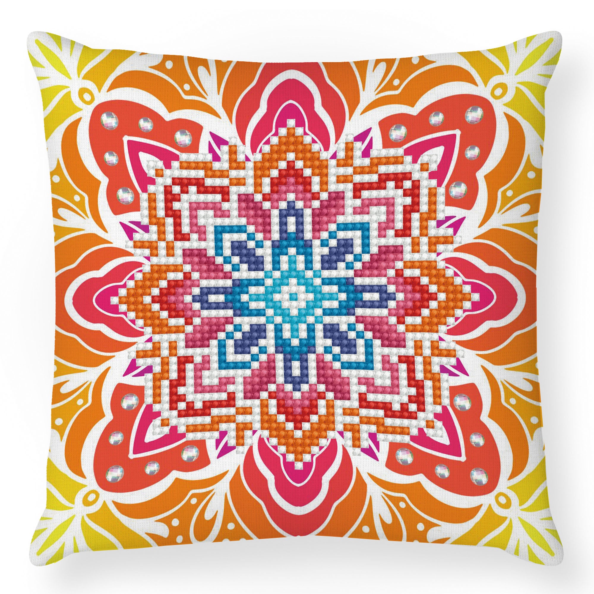 Diamond Painting Kit: Cushion: Summer Sparkle