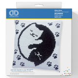 Diamond Painting Kit: Cushion: Kitty Glow
