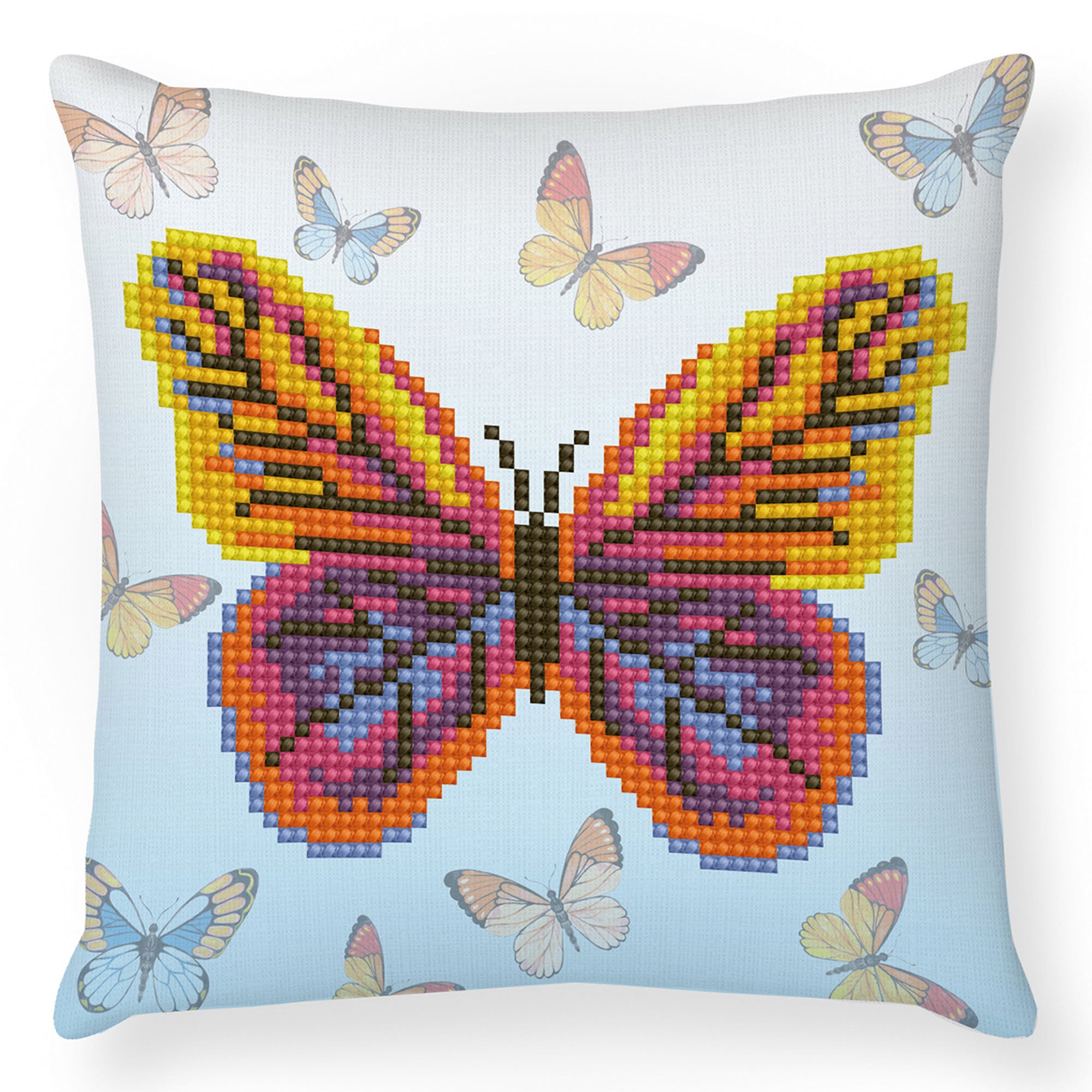 Diamond Painting Kit: Mini Pillow: Butta Flutta