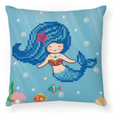 Diamond Painting Kit: Cushion: Pearl Swimmer