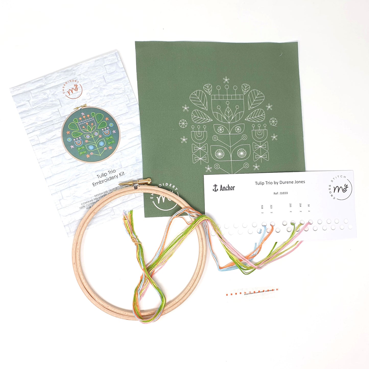 My Embroidery Kit - Tulip Trio