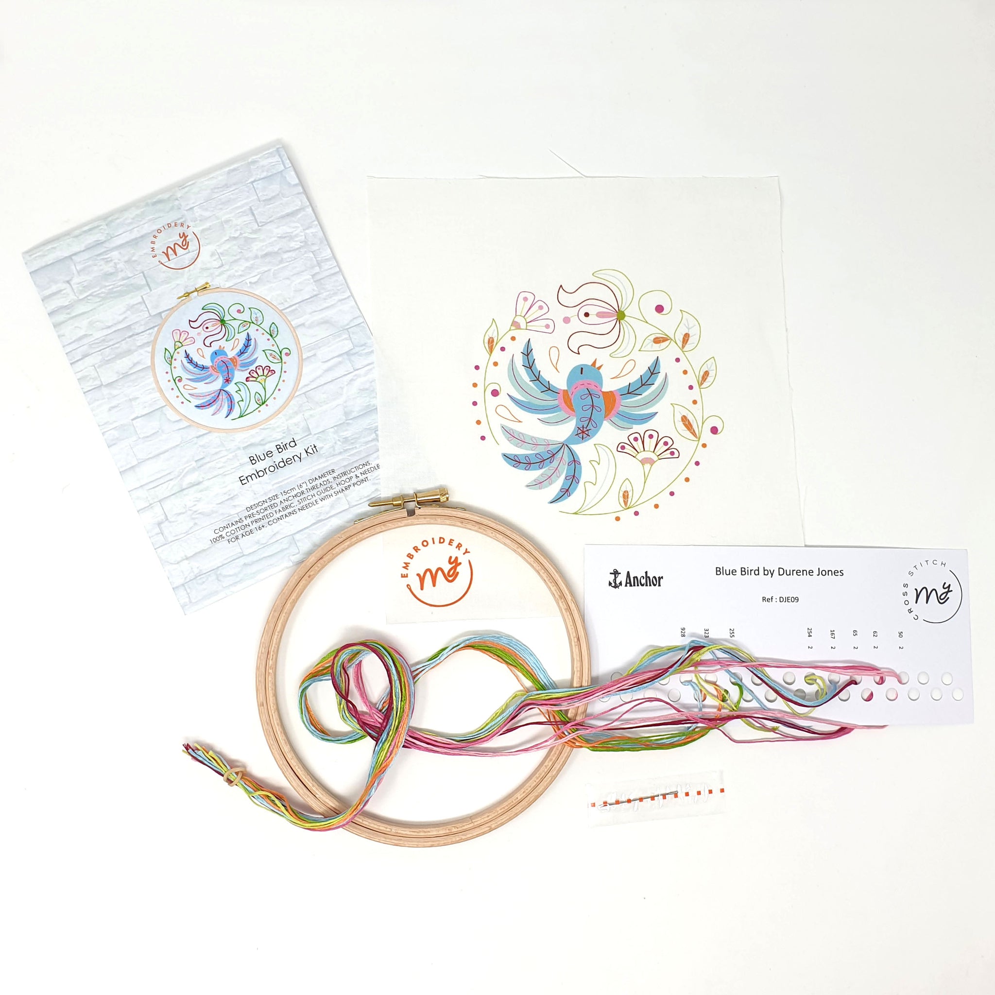 My Embroidery Kit - Blue Bird