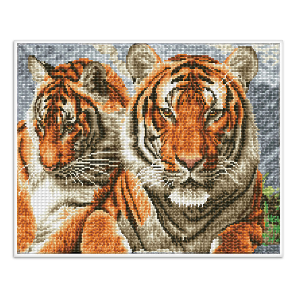 Diamond Dotz® Squares: Tigers