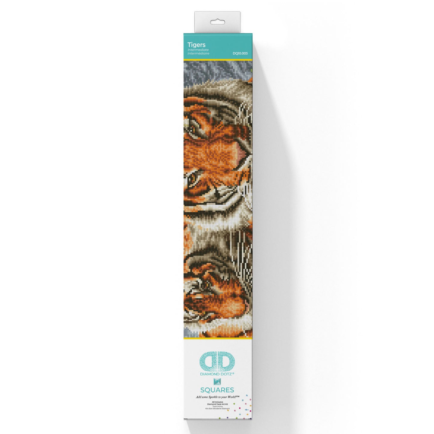 Diamond Dotz® Squares: Tigers