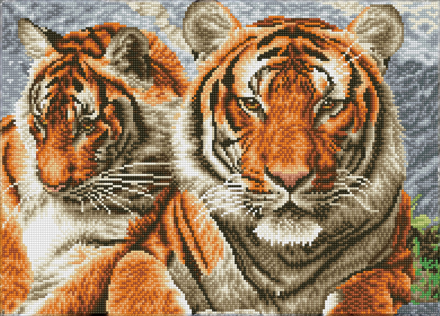 Diamond Dotz® Squares: Tigers