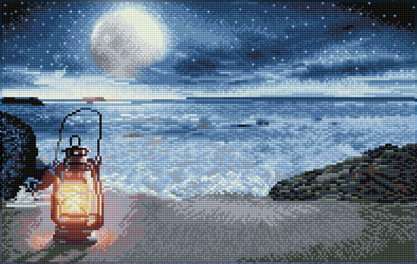 Diamond Dotz® Squares: Seaside Vigil