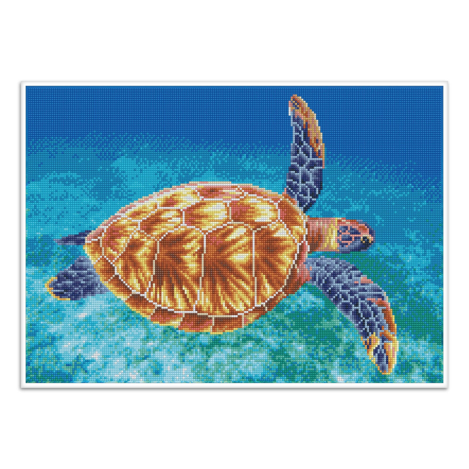 Diamond Dotz® Squares: Graceful Swimmer