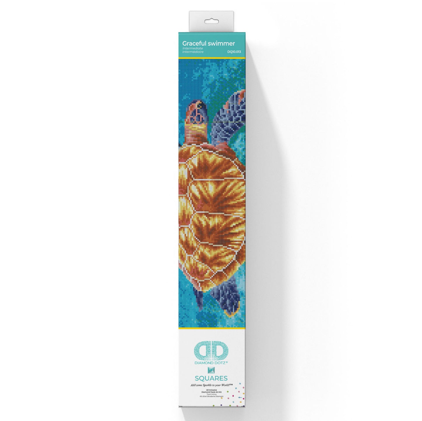 Diamond Dotz® Squares: Graceful Swimmer