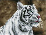 Diamond Dotz® Squares: Tiger Blanc