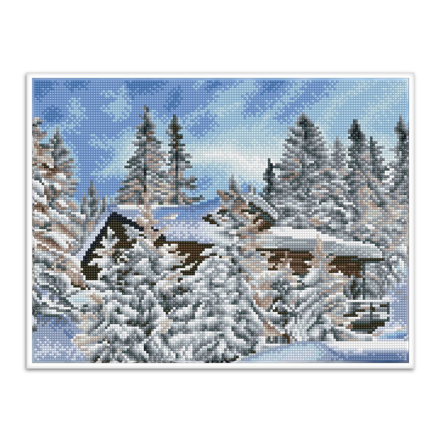 Diamond Dotz® Squares: Alpine Retreat