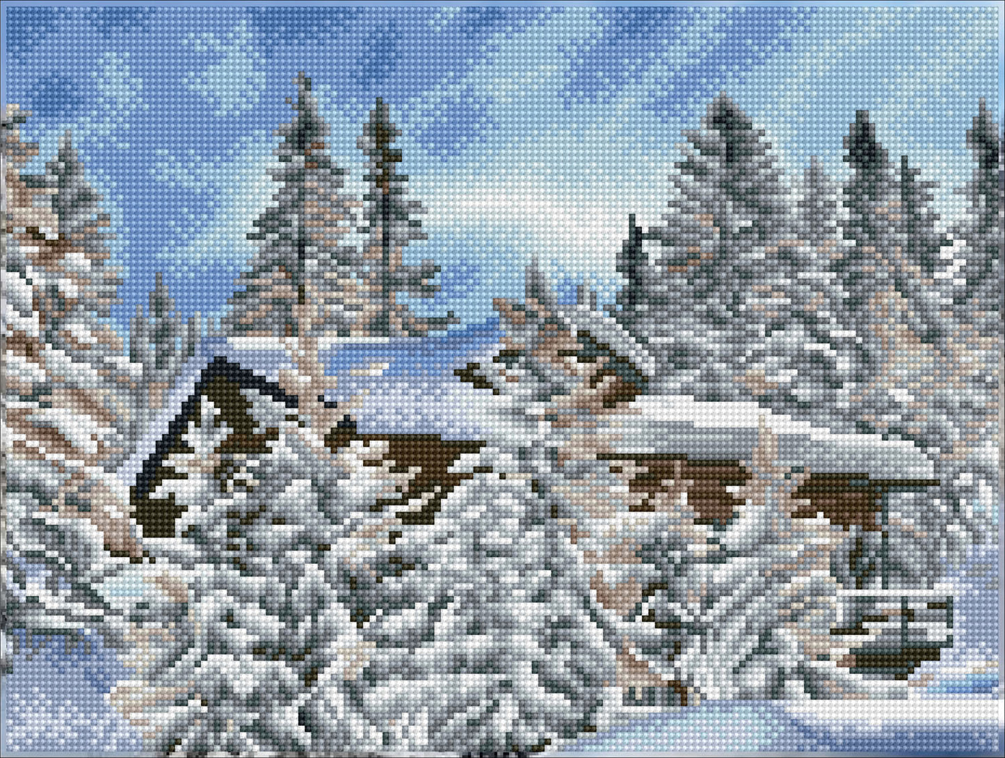 Diamond Dotz® Squares: Alpine Retreat