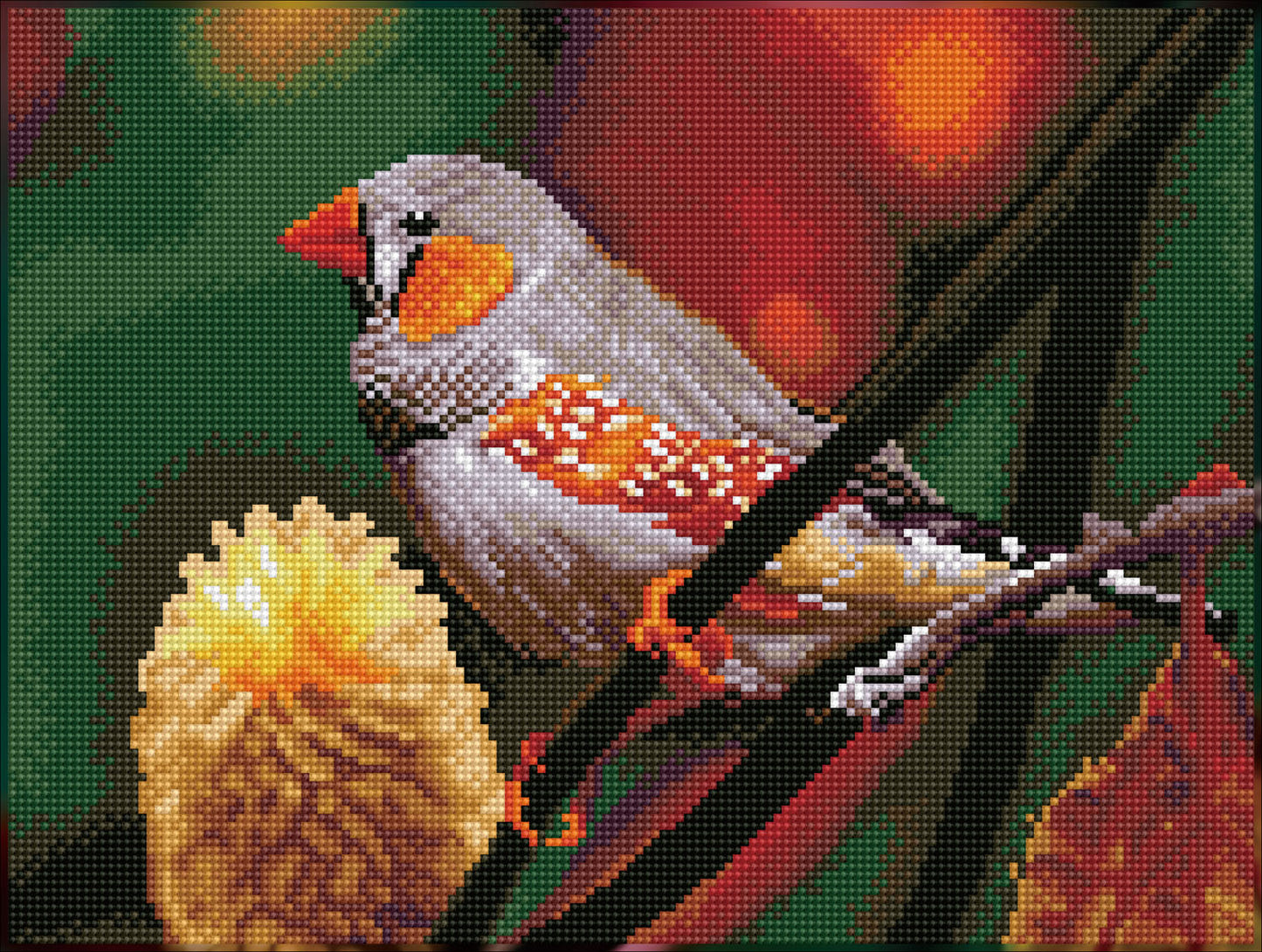 Diamond Dotz® Squares: Gouldian Finch