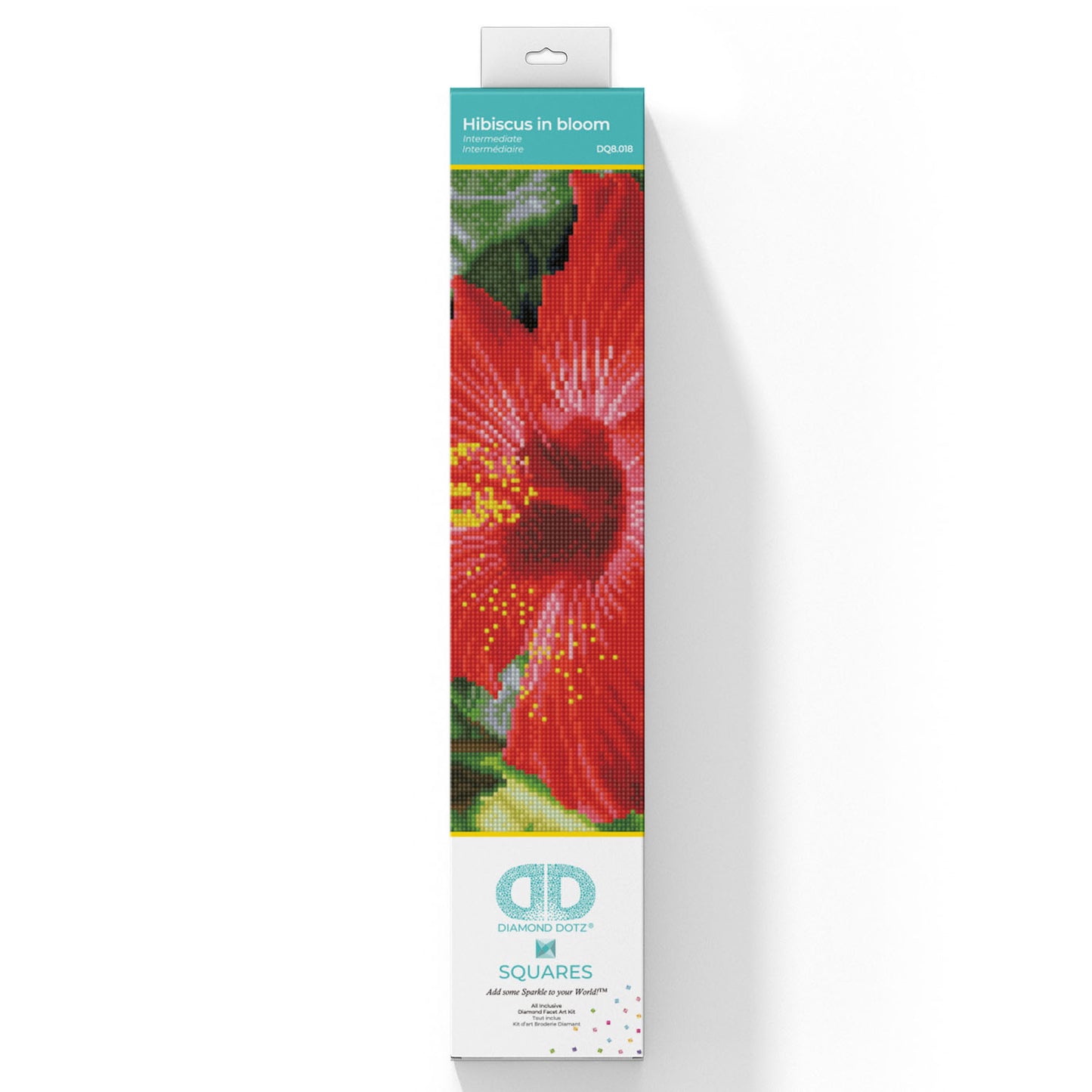 Diamond Dotz® Squares: Hibiscus In Bloom