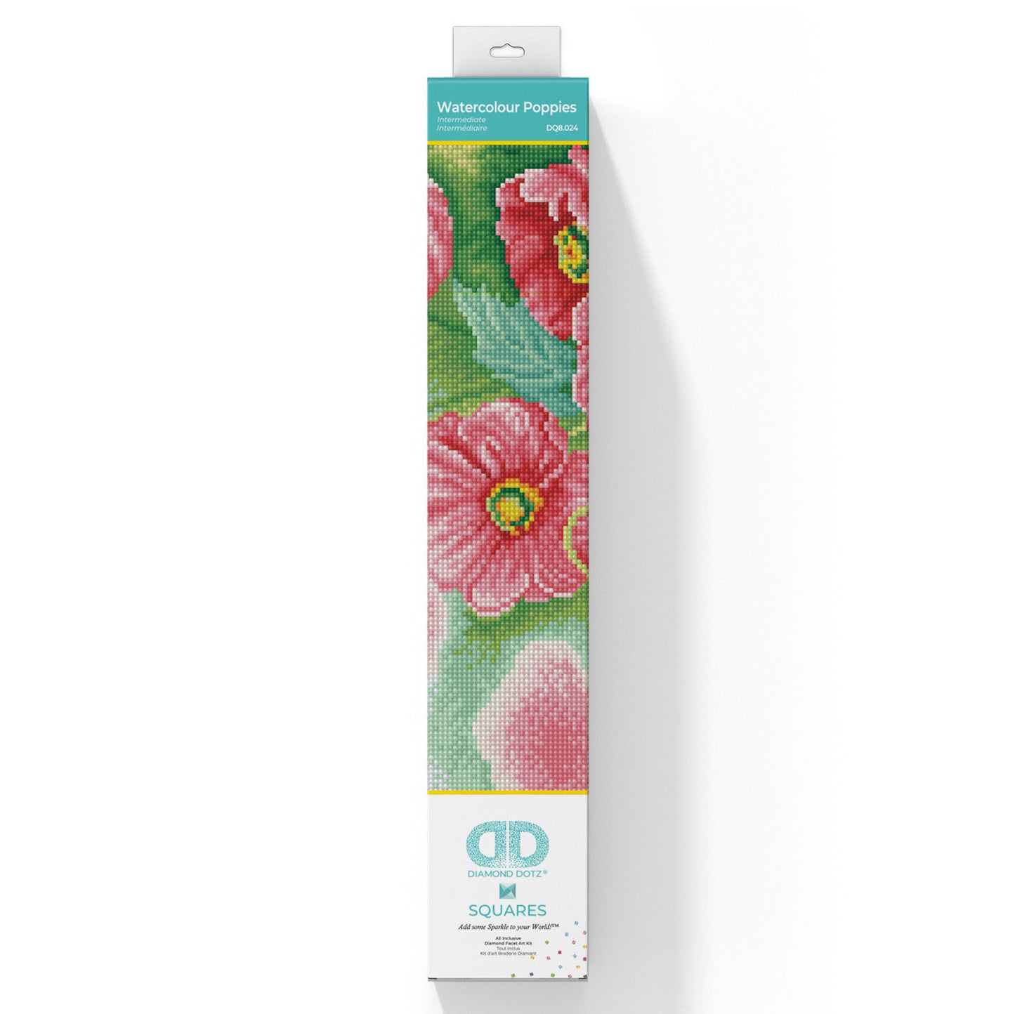 Diamond Dotz® Squares: Watercolour Poppies