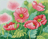 Diamond Dotz® Squares: Watercolour Poppies