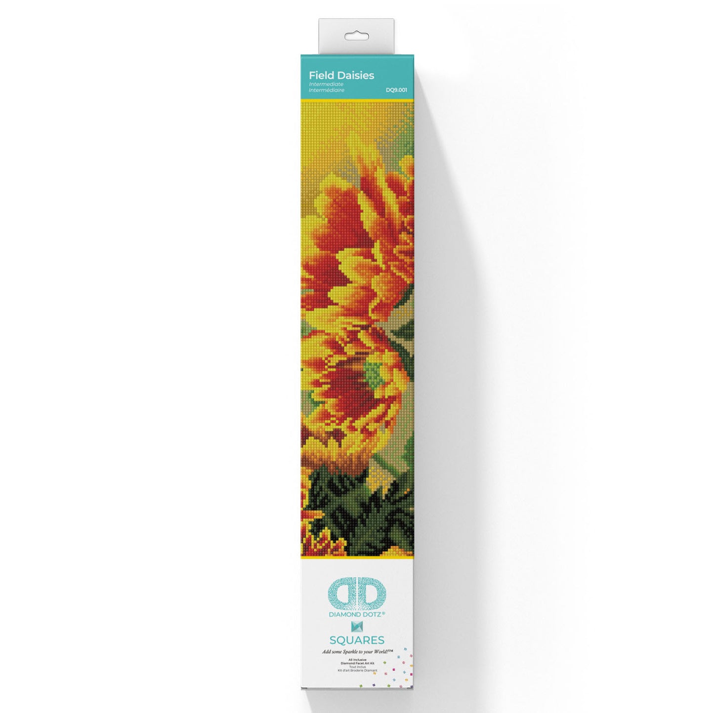 Diamond Dotz® Squares: Field Daisies