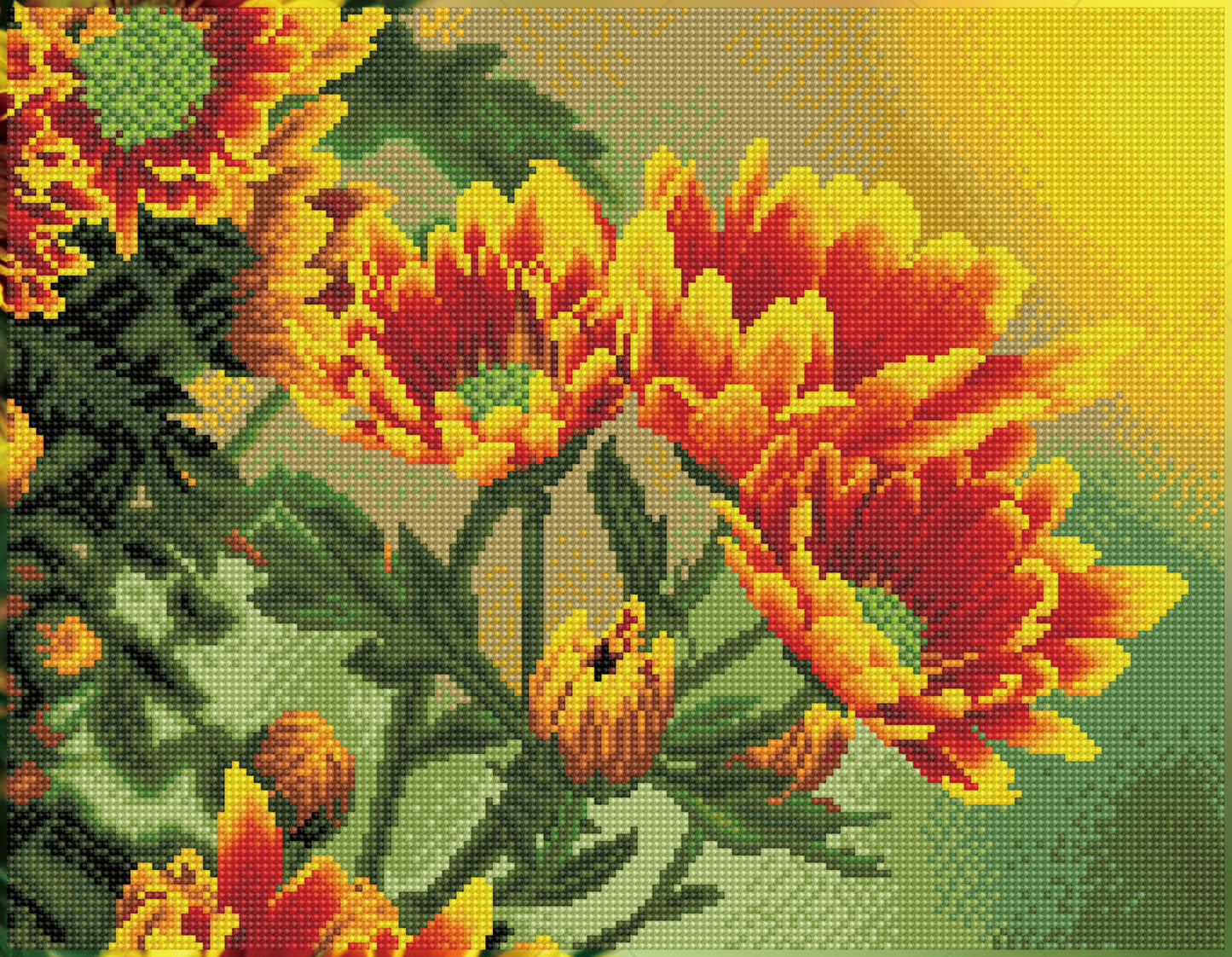 Diamond Dotz® Squares: Field Daisies