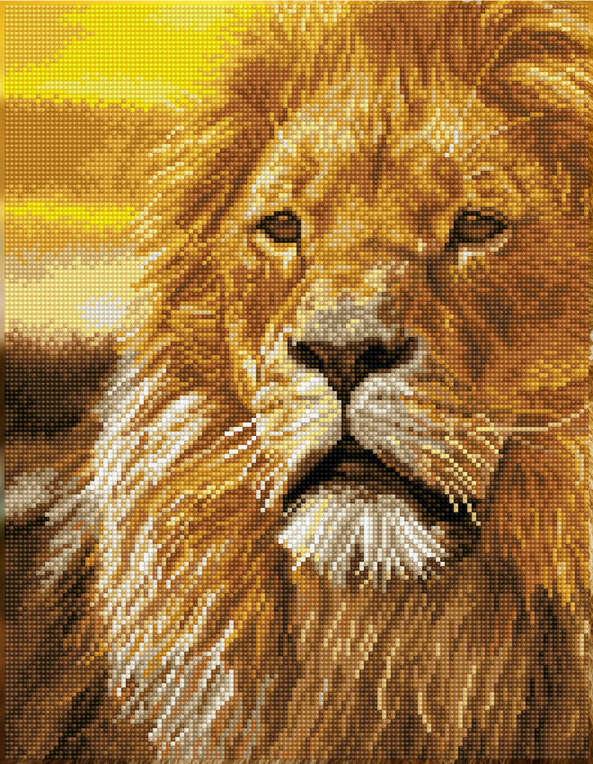 Diamond Dotz® Squares: Lord of the Serengeti