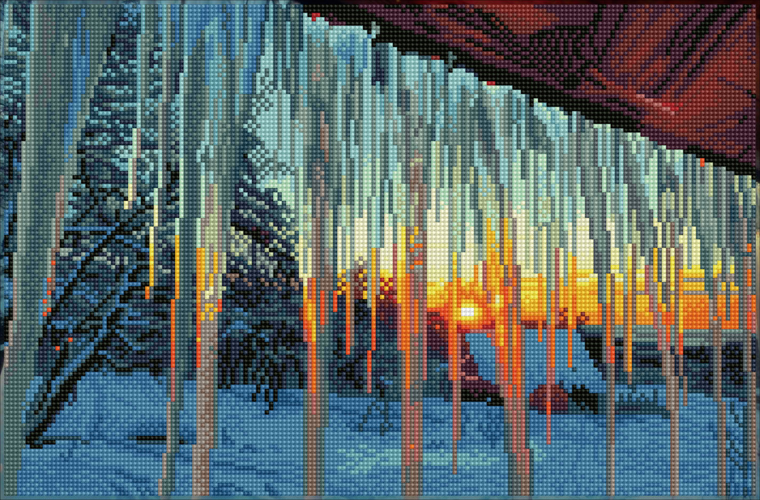 Diamond Dotz® Squares: Frosty Morn