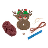 Pom Pom Decoration Kit: Christmas: Reindeer