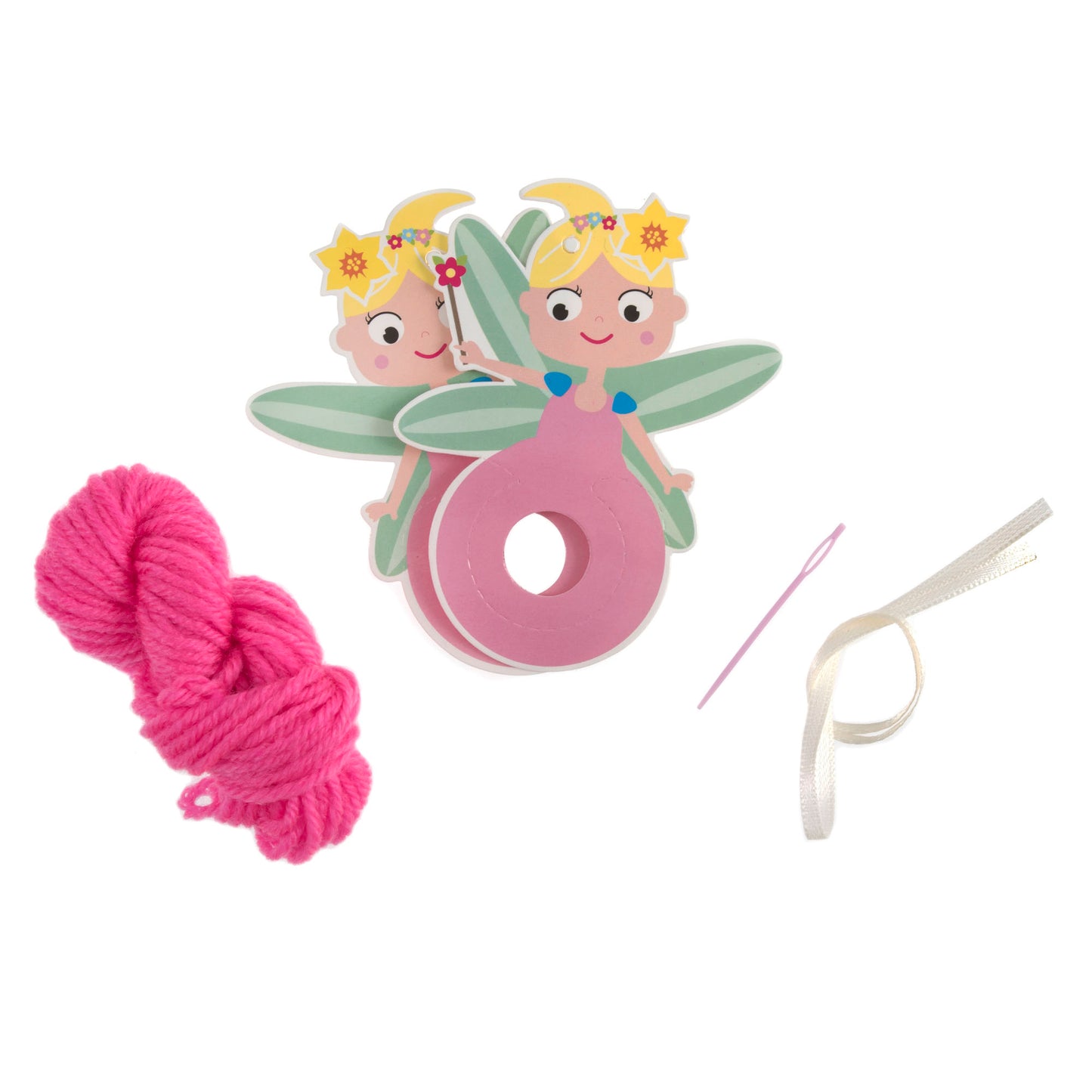 Pom Pom Decoration Kit: Fairy: Pack of 4