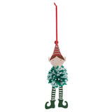 Pom Pom Decoration Kit: Christmas: Elf: Pack of 4