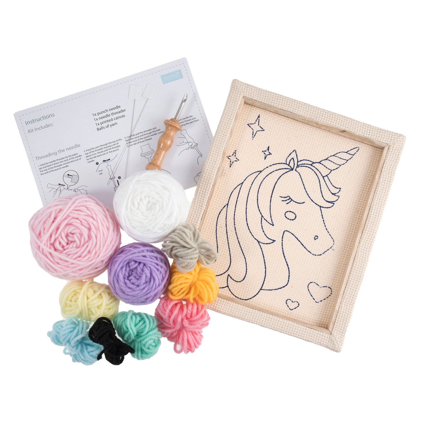 Punch Needle Kit: Unicorn
