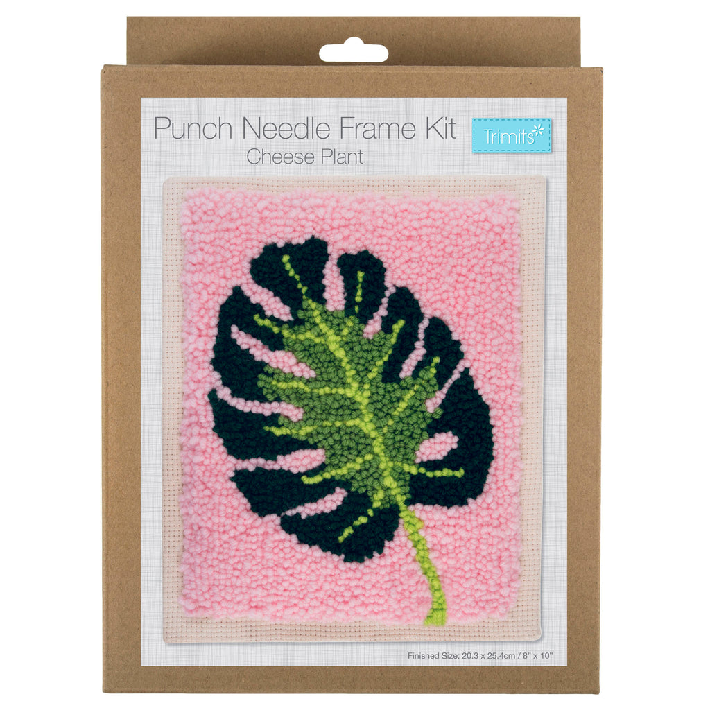 Punch Needle Kit: Cheese Plant