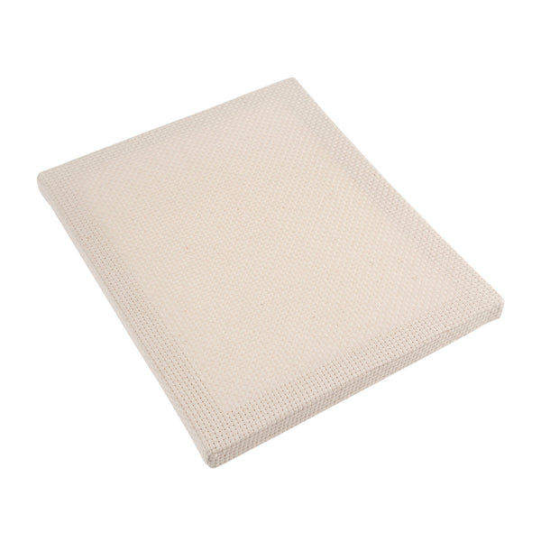 Punch Needle Fabric in Frame: 9 Count: Cream: 20.3 x 25.5cm (8 x 10in)
