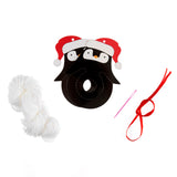 Pom Pom Decoration Kit: Christmas: Penguin: Pack of 1