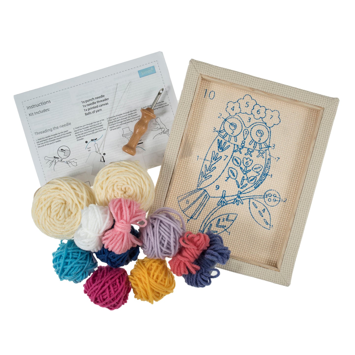 Punch Needle Kit: Owl