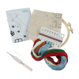 Punch Needle Kit: Floss and Hoop: Gingerbread House