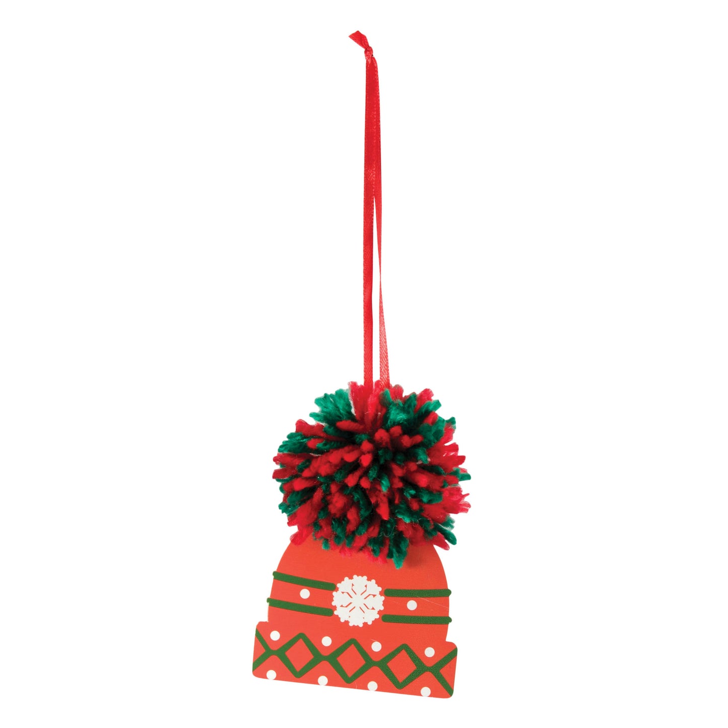 Pom Pom Decoration Kit: Christmas: Woolly Hat