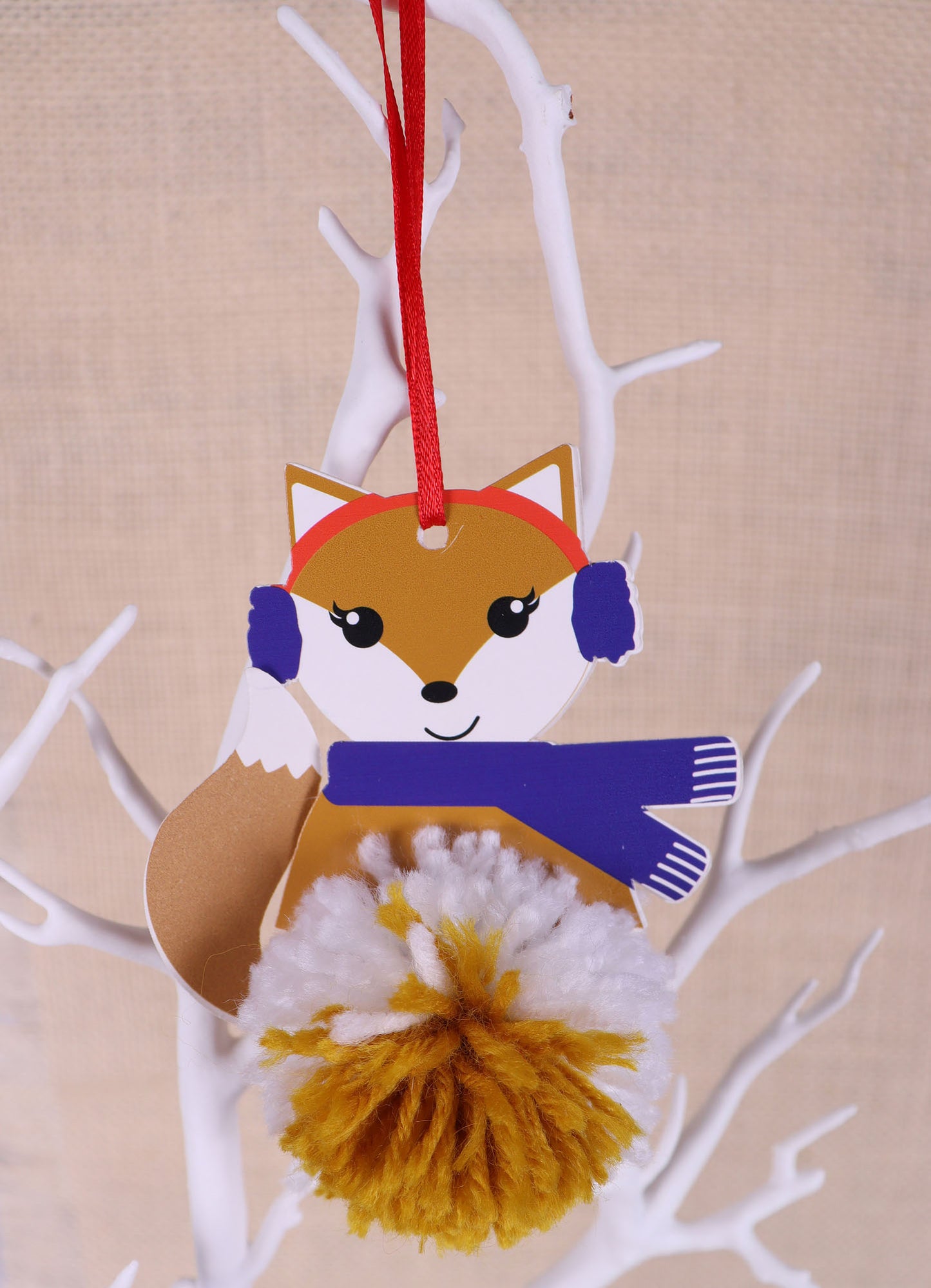 Pom Pom Decoration Kit: Fox