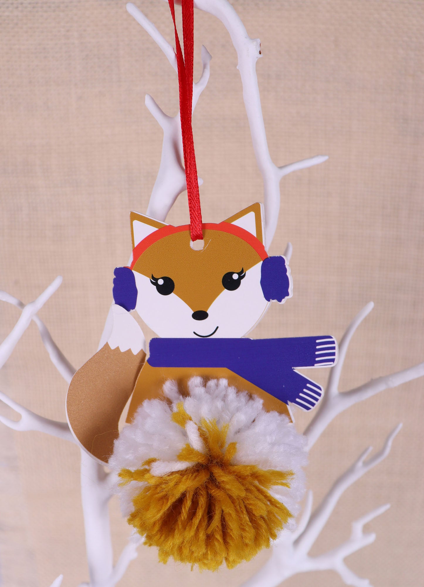 Pom Pom Decoration Kit: Fox