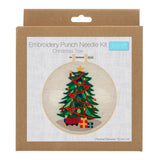 Punch Needle Kit: Floss and Hoop: Christmas Tree