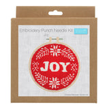 Punch Needle Kit: Floss and Hoop: Joy