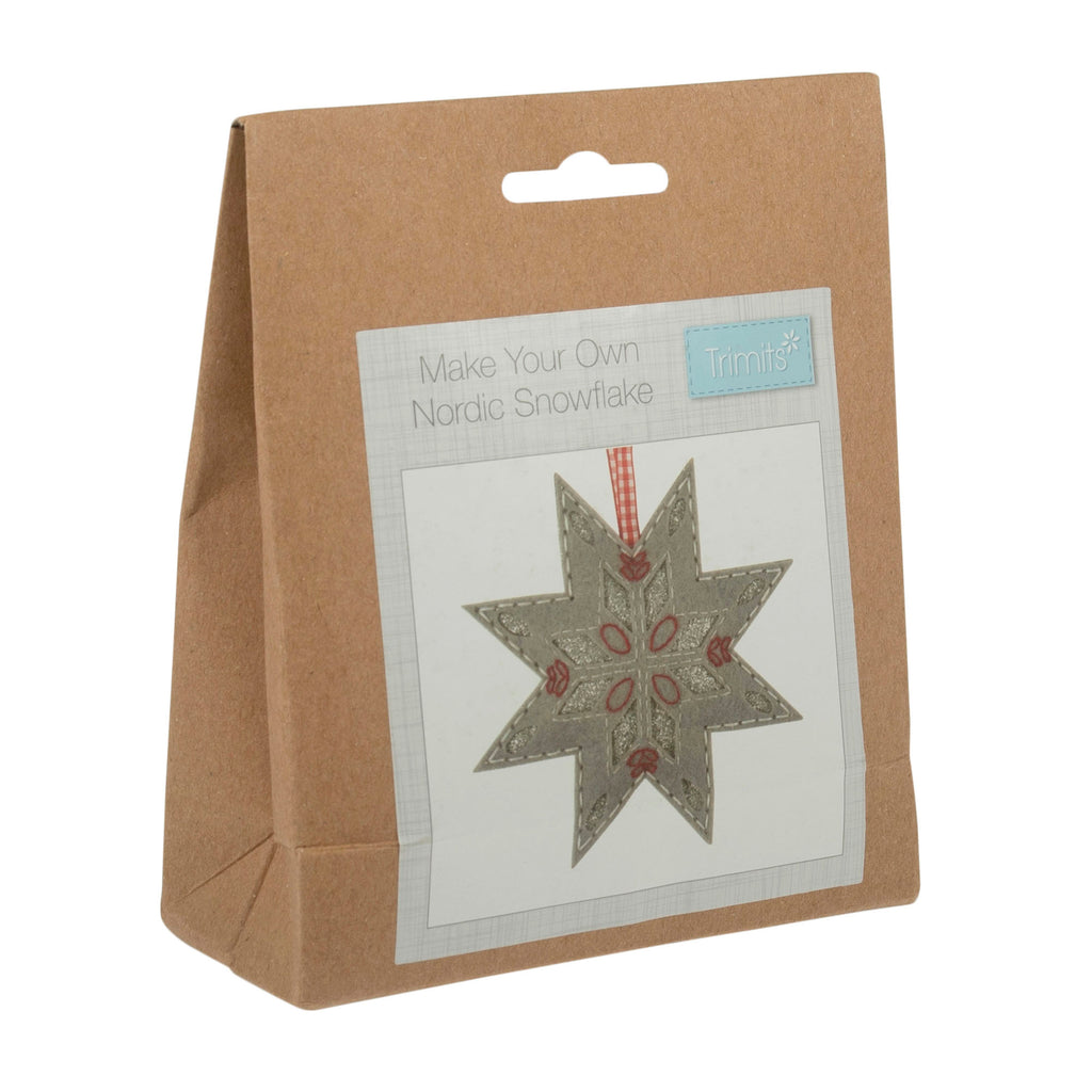 Felt Decoration Kit: Christmas: Nordic Snowflake