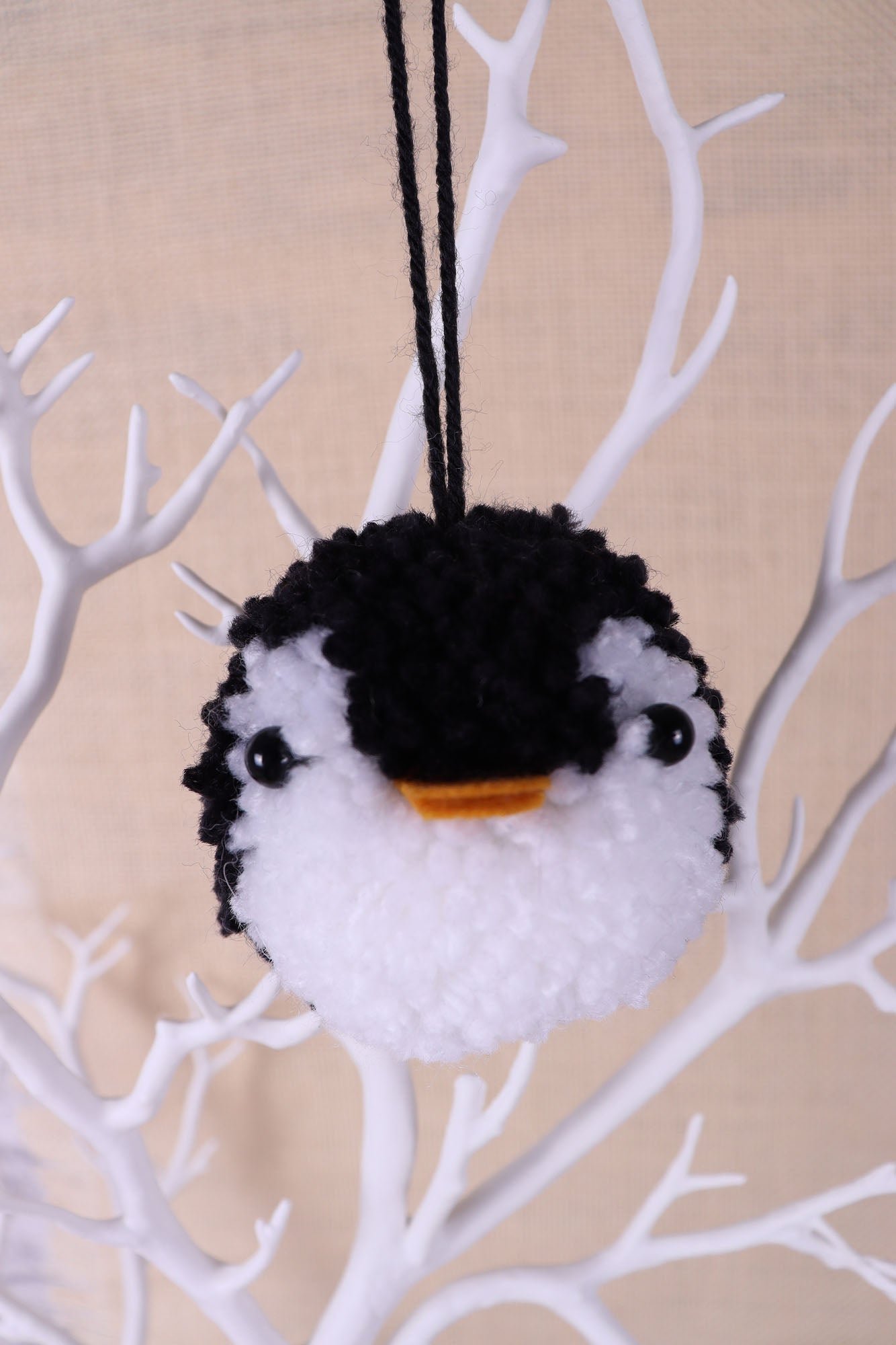 Pom Pom Decoration Kit: Penguin: Pack of 1