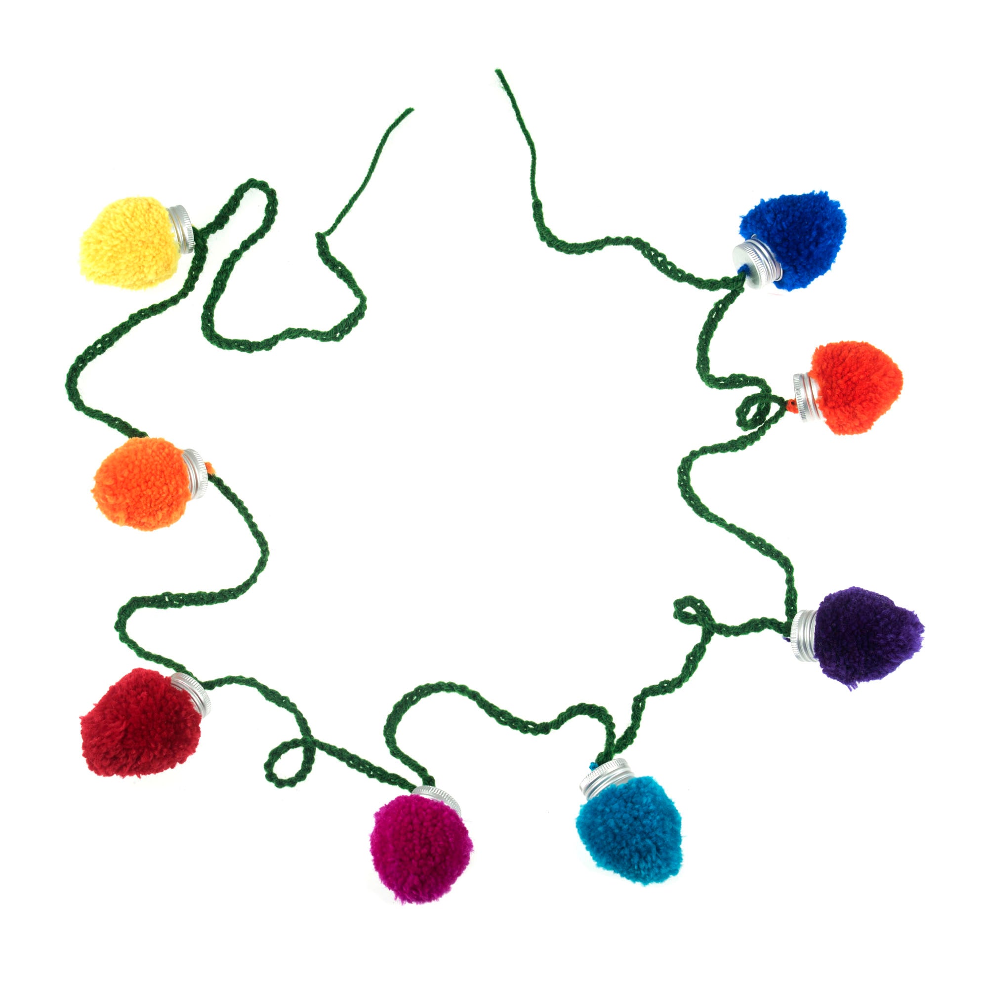 Pom Pom Garland Kit: Christmas Lights: Pack of 1